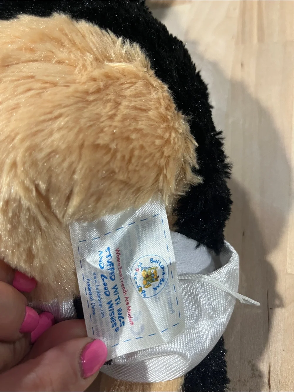 Build-A-Bear Plush German Shepherd Dog Toy - Navy & Tan